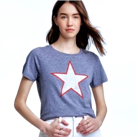 ⬇️ GRAYSON/THREADS Gray Star Short Sleeve T-Shirt 
•Size Girls Medium - Picture 7 of 11